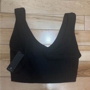 LULU’S BLACK CROPPED TANK TOP